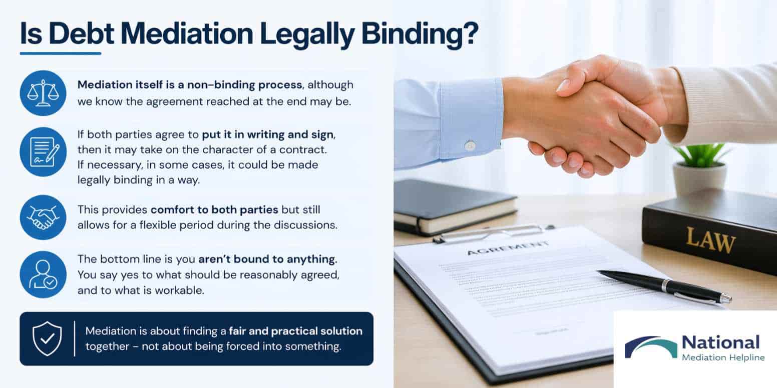 Is Debt Mediation Legally Binding Eastleigh